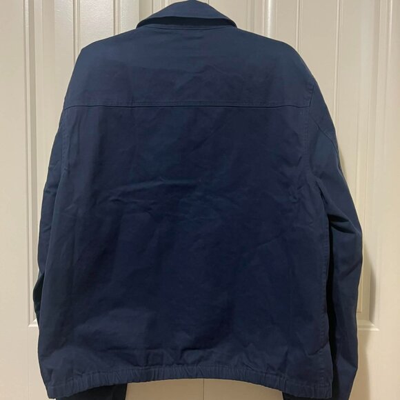 J.Crew Navy Harrington Jacket in Cotton Twill - Size XL - Picture 2 of 16